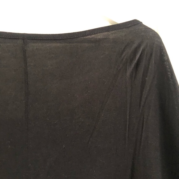 Black sequin short sleeve top - Picture 9 of 9